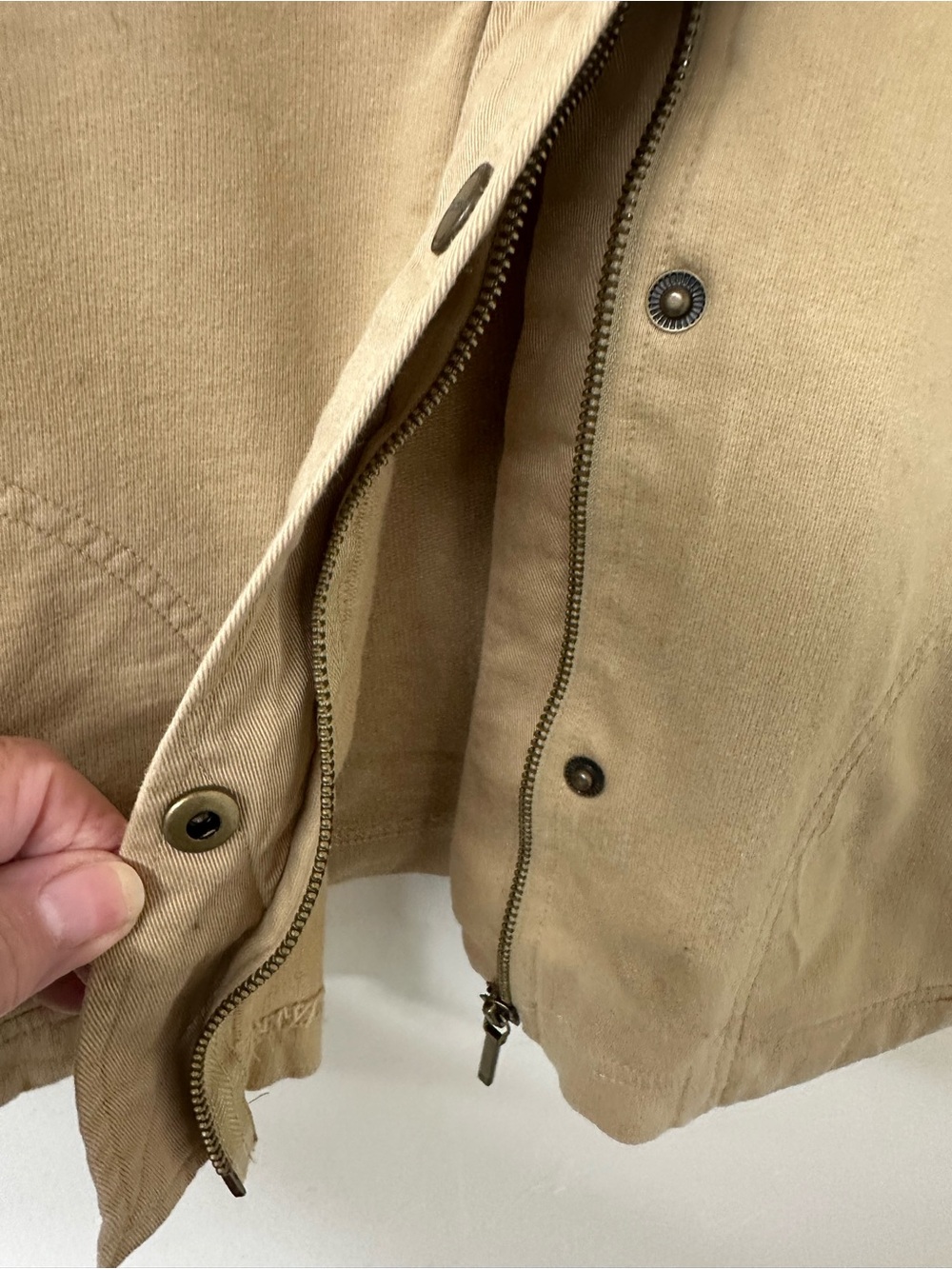 Lauren Ralph Lauren Tan Utility Jacket - Picture 5 of 10